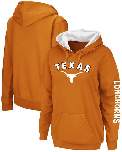 Colosseum Athletics Texas Longhorns Loud And Proud Pullover Hoodie - Orange