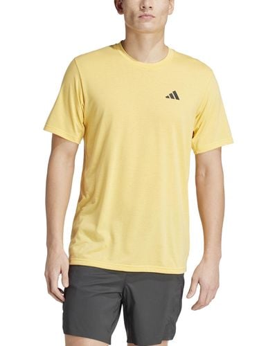 adidas Essentials Feel Ready Logo Training T-shirt - Yellow