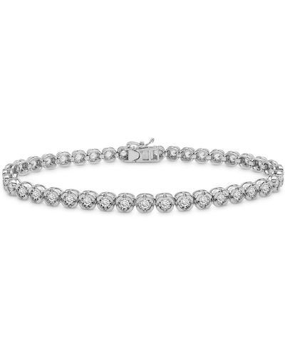 Macy's Diamond Tennis Bracelet (1 Ct. T.w. - White