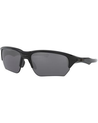 Oakley Unisex Rectangle Sunglasses, Oo9363 64 Flak Beta - Gray