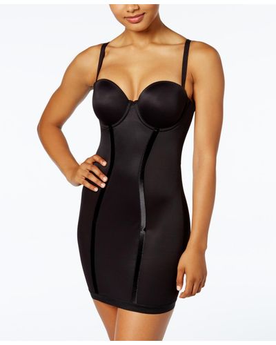 Maidenform Firm Control Strapless Convertible Full Slip 2304 - Black