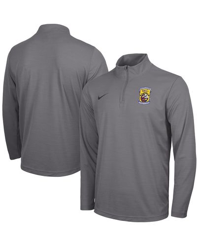 Nike Air Force Falcons Rivalry Intensity Quarter-zip Pullover Top - Gray