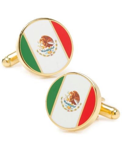 Cufflinks Inc. Mexico Flag Cufflinks - Red