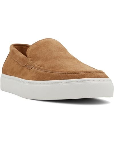 Brooks Brothers Hampton Slip On Casual Loafers - Natural