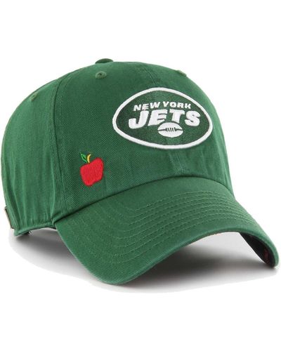 '47 New York Jets Confetti Icon Clean Up Adjustable Hat - Green