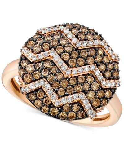 Le Vian Chocolatier Diamond Zigzag Ring (9/10 Ct. T.w. - Metallic