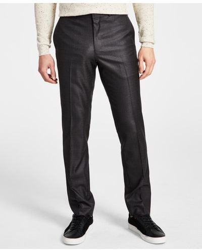 Kenneth Cole Techni-cole Suit Separate Slim-fit Pants - Gray