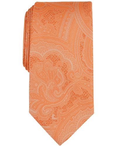 Michael Kors Farington Paisley Tie - Orange