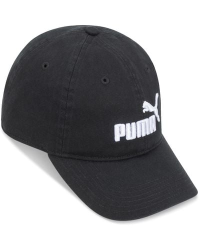 PUMA #1 Adjustable Cap 2.0 Strapback Hat - Black