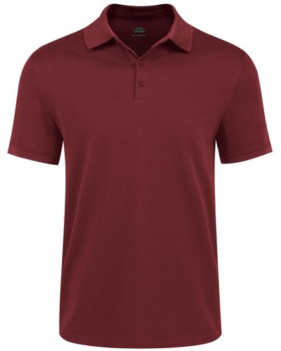 Mio Marino Classic-fit Cotton-blend Pique Polo Shirt - Red
