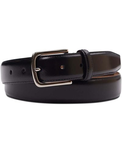 Cole Haan Spazzol Feathered Edge Dress Belt - Black