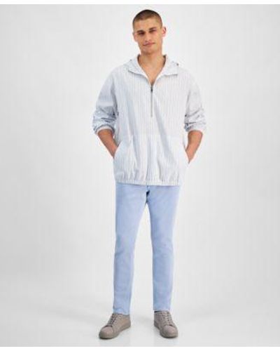 Michael Kors Popover Hoodie Pigment Dyed Jeans - Blue