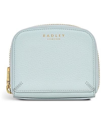 Radley Dukes Place Medium Leather Zip Around Wallet - Blue