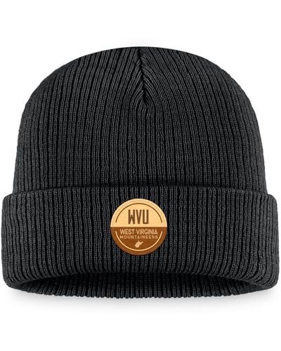 Top Of The World West Virginia Mountaineers Elijah Cuffed Knit Hat - Black