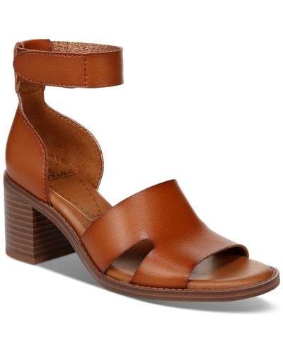 Zodiac Ida Block-heel Dress Sandals - Brown