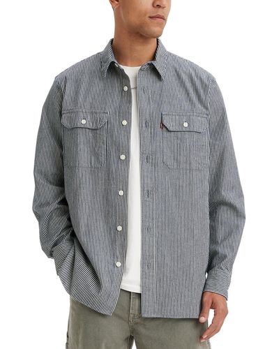 Levi's Worker Relaxed-fit Button-down Shirt - Gray