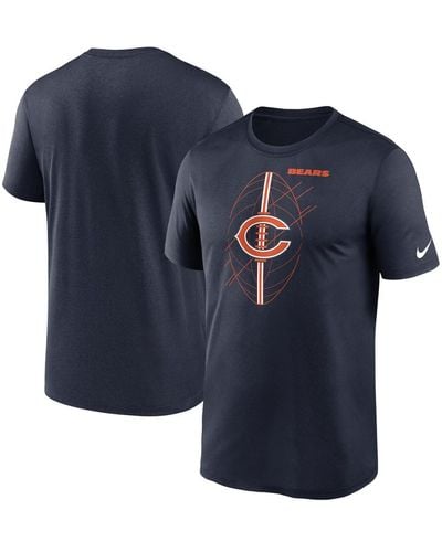 Nike Chicago Bears Big And Tall Legend Icon Performance T-shirt - Blue