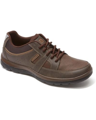 Rockport Get Your Kicks Lightweight Blucher Shoes - Brown