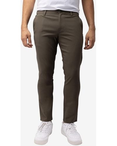 Xray Jeans X-ray Trouser Slit Patch Pocket Nylon Pants - Gray