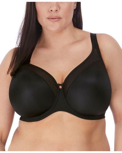 Elomi Plus Size Smooth Underwire Moulded Non Padded Bra El4301 - Black