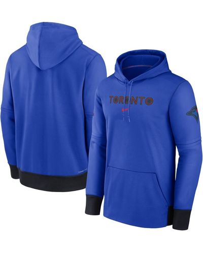 Nike Toronto Blue Jays 2024 City Connect Authentic Collection Practice Performance Pullover Hoodie
