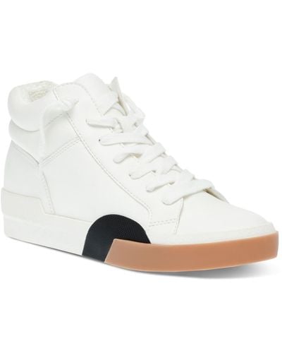DV by Dolce Vita Holand Lace-up High Top Sneakers - White