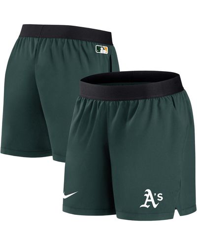 Nike Oakland Athletics Authentic Collection Team Performance Shorts - Green