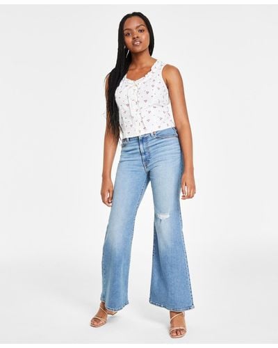 Levi's Ribcage Bell High-rise Flare-leg Jeans - Blue