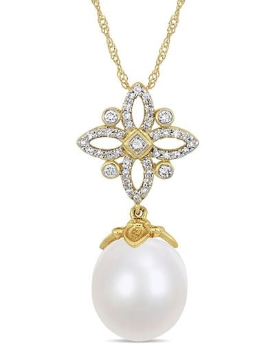 Macy's South Sea Cultured Pearl (11-12mm - Yellow