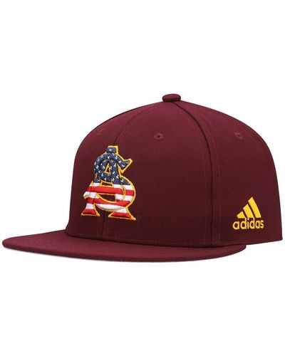 adidas Arizona State Sun Devils Patriotic On-field Baseball Fitted Hat - Red