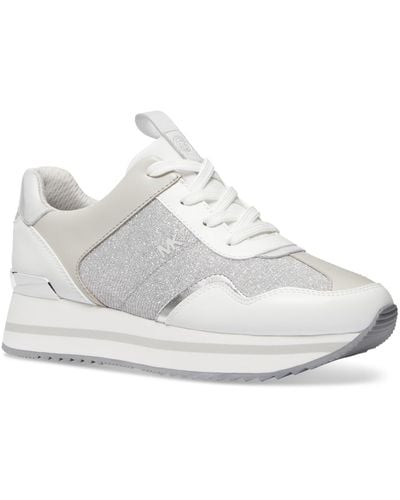 Michael Kors Michael Raina Lace-up Sneaker Running Sneakers - White