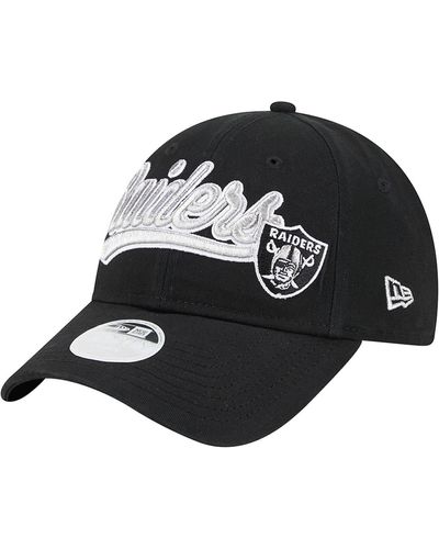 KTZ Las Vegas Raiders Cheer 9forty Adjustable Hat - Black