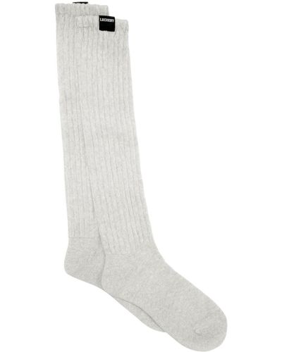 LECHERY European Made Scrunch Socks - White