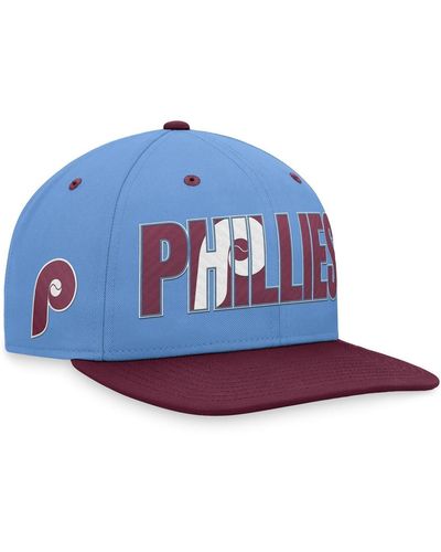 Nike Philadelphia Phillies Cooperstown Collection Pro Snapback Hat - Blue