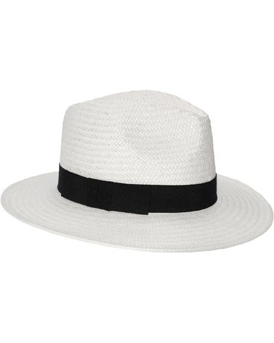 Lauren by Ralph Lauren Heritage Fedora Hat - White