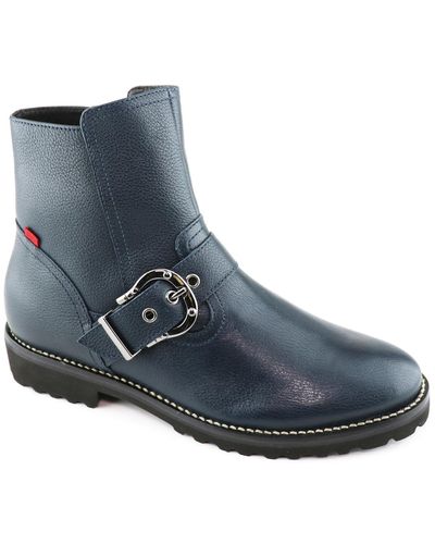 Marc Joseph New York Gem Street Leather Shoe Boots - Blue