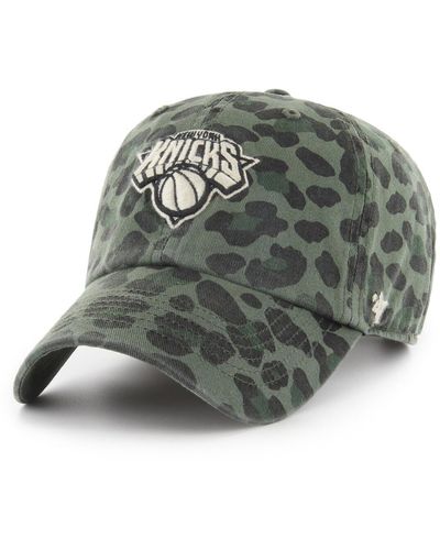 '47 New York Knicks Bagheera Clean Up Adjustable Hat - Green