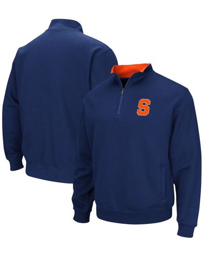 Colosseum Athletics Syracuse Orange Tortugas Team Logo Quarter-zip Jacket - Blue