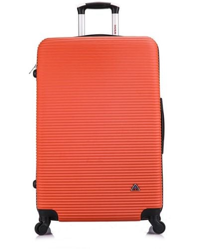 InUSA Royal 28" Lightweight Hardside Spinner luggage - Red