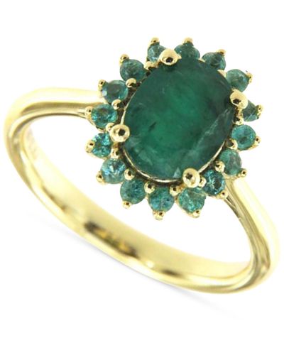 Macy's Halo Ring (3-5/8 Ct. T.w. - Green