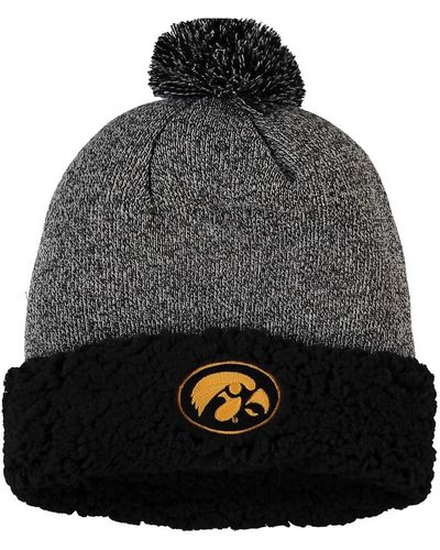 Top Of The World Iowa Hawkeyes Snug Cuffed Knit Hat - Gray