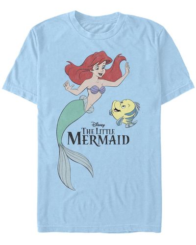 Fifth Sun Mermaid Friends Short Sleeve Crew T-shirt - Blue