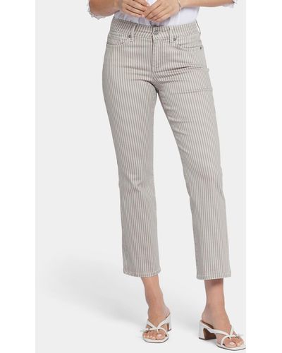 NYDJ 's Marilyn Straight Ank Jeans - Gray