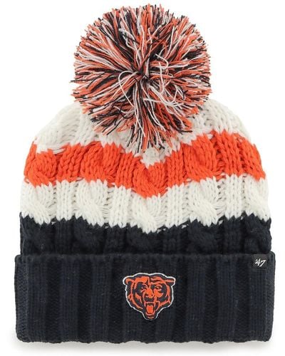 '47 Chicago Bears Ashfield Cuffed Knit Hat - Red