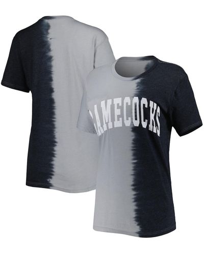 Gameday Couture South Carolina Gamecocks Find Your Groove Split-dye T-shirt - Blue