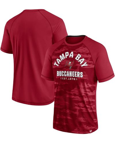 Fanatics Tampa Bay Buccaneers Hail Mary Raglan T-shirt - Red