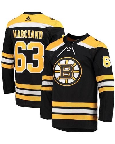 Men's Adidas Brad Marchand Black Boston Bruins Home Primegreen Authentic Pro Player - Jersey