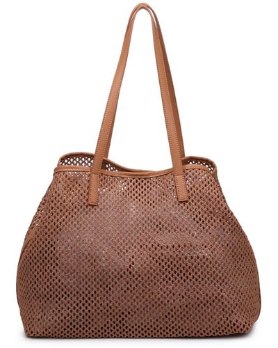 Urban Expressions Catherine Woven Tote - Brown