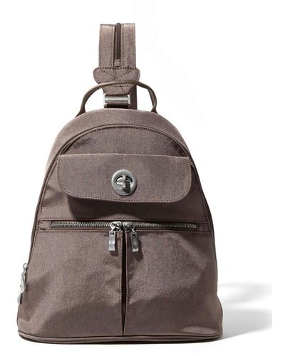Baggallini Naples Convertible Backpack - Brown