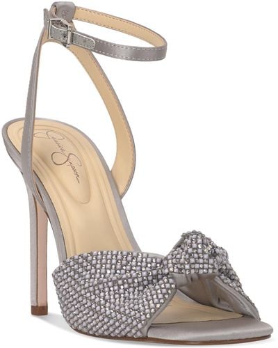 Jessica Simpson Ohela Ankle-strap Dress Sandals - Metallic